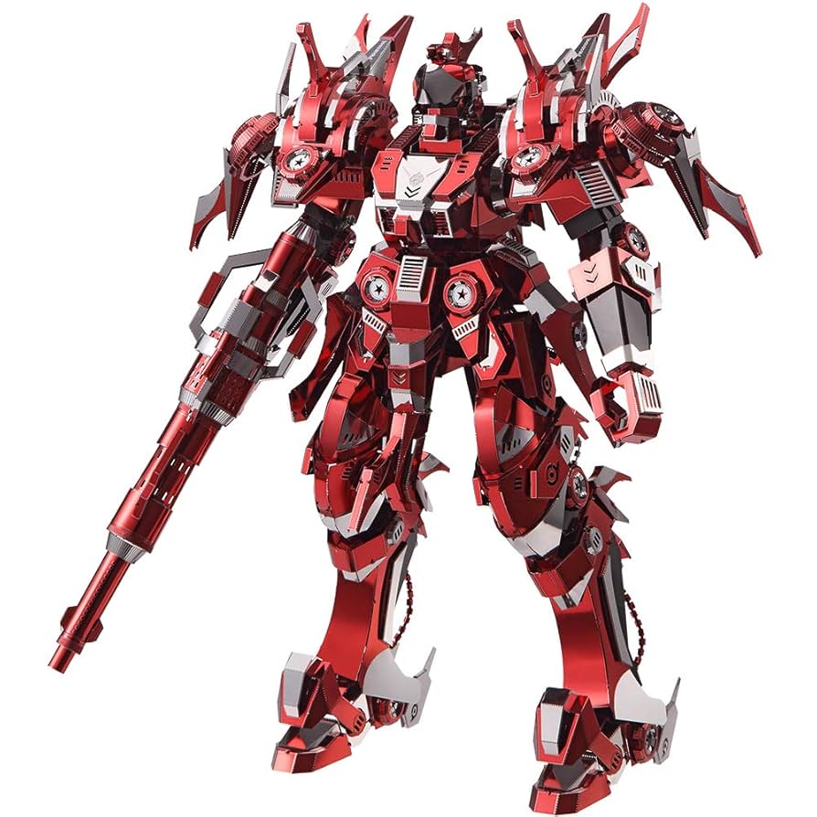 KOMBOバーベル　TEDDY WORKS Amazon.com: Piececool 3D Metal Puzzles Mecha Model Kits, Red